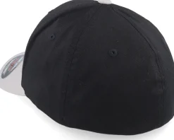 Wooly Combed Black/Silver Flexfit - Flexfit