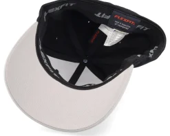 Wooly Combed Black/Silver Flexfit - Flexfit