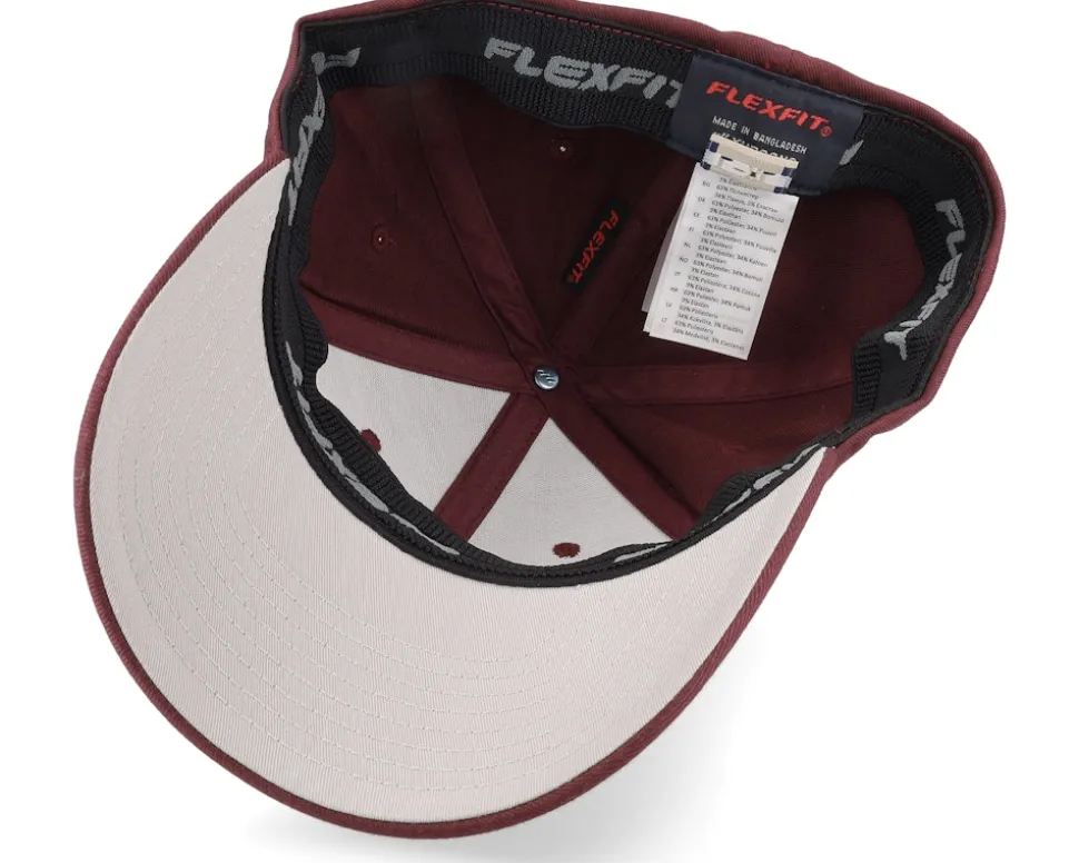 Wooly Combed Maroon Flexfit - Flexfit