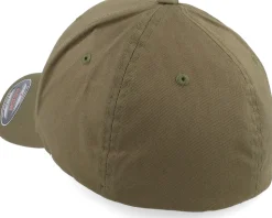 Wooly Combed Olive Flexfit - Flexfit