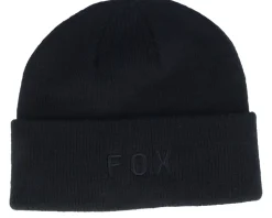 Wordmark Beanie Black Cuff - Fox