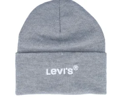 Wordmark Beanie Regular Grey Cuff - Levi's