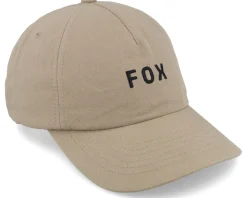 Wordmark Hat Tpe Beige Dad Cap - Fox