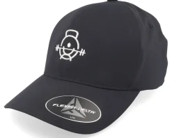 Workout Fitness Logo Delta Black Flexfit - Berzerk