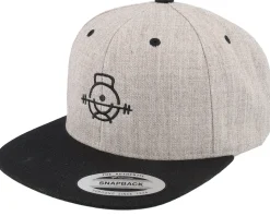 Workout Fitness Logo Grey/Black Snapback - Berzerk