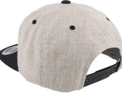 Workout Fitness Logo Grey/Black Snapback - Berzerk