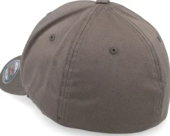 Woven Deer Circle Patch Dark Grey Flexfit - Hunter