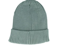 Woven Retro Classic Beanie Dusty Green Cuff - Karl Kani