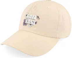 Woven Signature Flower Cap Sand Dad Cap - Karl Kani