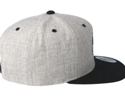 WS Badge Grey/ Black Snapback - Wild Spirit