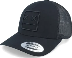 X Face Black A-frame Trucker - Iconic