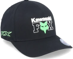 X Kawi Hat Black Flexfit - Fox
