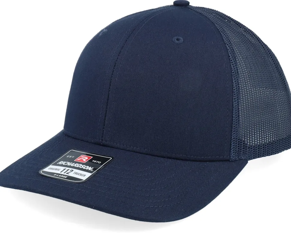 112XL Solid Navy X-Large Trucker - Richardson