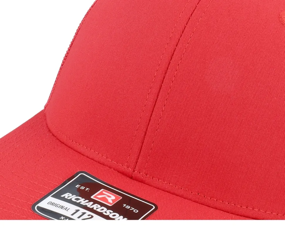 112XL Solid Red X-Large Trucker - Richardson