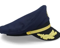 Yacht Captain's Hat Navy Vega Cap - Village Hats