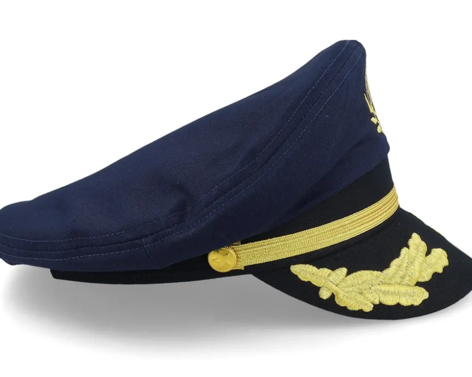 Yacht Captain's Hat Navy Vega Cap - Village Hats