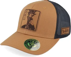 Yami Yugi Engraved Caramel Trucker - Yu-Gi-Oh