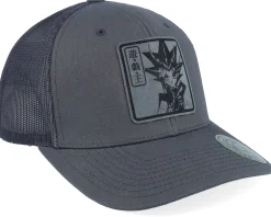 Yami Yugi Grey Engraved Grey Trucker - Yu-Gi-Oh