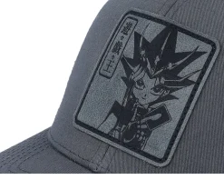 Yami Yugi Grey Engraved Grey Trucker - Yu-Gi-Oh