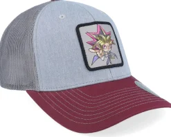 Yami Yugi Grey/Maroon Trucker - Yu-Gi-Oh