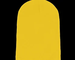 Yellow Long Blank Beanie - Beechfield