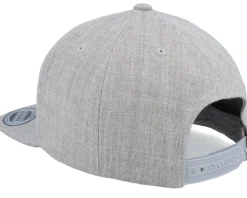 Yellow Racing Car Heather Grey Snapback - Kiddo Cap