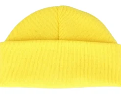 Yellow Short Blank Beanie - Beechfield