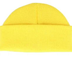 Yellow Short Blank Beanie - Beechfield