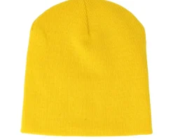 Yellow Traditional Blank Beanie - Beechfield