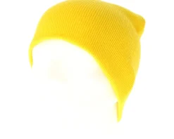 Yellow Traditional Blank Beanie - Beechfield