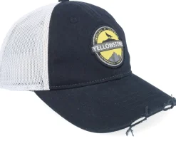 Yellowstone Black/White Trucker - Jim Pilleus