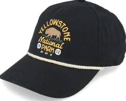 Yellowstone Np Canvas Cappy Black Dad Cap - American Needle