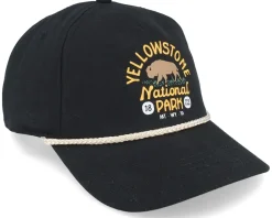 Yellowstone Np Canvas Cappy Black Dad Cap - American Needle