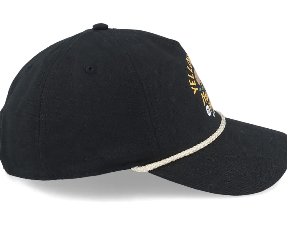 Yellowstone Np Canvas Cappy Black Dad Cap - American Needle