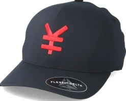 Yen Delta Black/Red Flexfit - Yapan