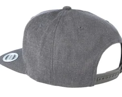 Yen Flag Dark Heather Grey Snapback - Yapan