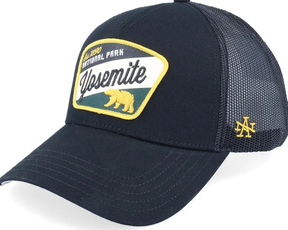 Yosemite Valin Black Trucker - American Needle