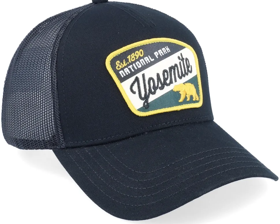 Yosemite Valin Black Trucker - American Needle