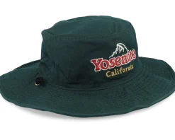 Yosemite Wide Brim Hat Dark Green Bucket - American Needle