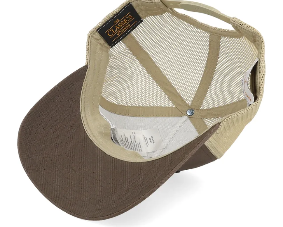 Your Rules Brown/Khaki A-Frame Trucker - Yellowstone