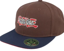 Yu-gi-oh Color Logo Brown/Navy/Red Snapback - Yu-Gi-Oh