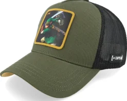 Zelda Link Black/Dark Green A-Frame Trucker - Capslab