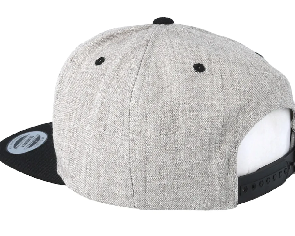 Zentangle Wolf Heather Grey/Black Snapback - Tattoo Collective