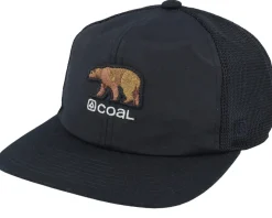 Zephyr Black Strapback - Coal