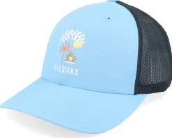 Zephyr Cap D Vista Blue/Black Trucker - Picture