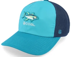 Zephyr Teal Trucker - Coal