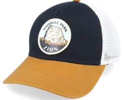 Zion Valin Ivory/Black/Light Hazel Trucker - American Needle