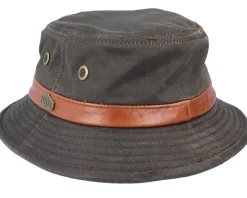 Zoet Cotton Mix Brown Bucket - MJM Hats